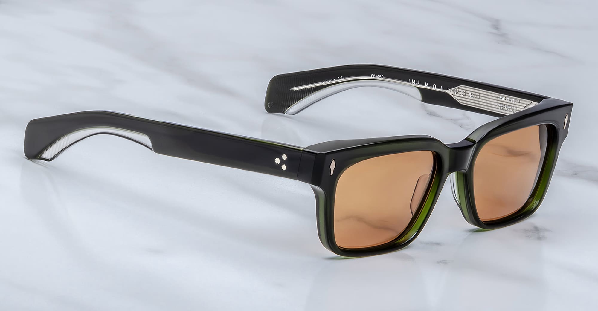 Ottica Mondello Roma - Jacques Marie Mage - JMMMLX-18L - MOLINO 55 - BORNEO - Acetate - shape  - green - EYEWEAR - SUNGLASSES - Unisex,Uomo,Donna,Women,Men - lens  - Made In Japan