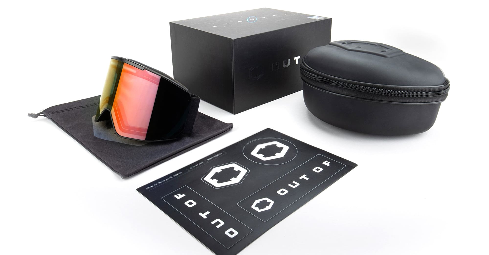 Ottica Mondello Roma - Out Of - XG140288 - ELECTRA 3 - BLACK / IRID RED - Acetate - shape  - Black - EYEWEAR - GOGGLES - Unisex,Uomo,Donna,Women,Men - lens  - Made In Italy