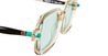 Ottica Mondello Roma - Kuboraum - KRS0P4TA0000002W - MASK P4 - TAPIOCA / BLACK SHINE RX - Acetate - shape  - transparent beige, black - EYEWEAR - EYEGLASSES - Uomo,Men - lens  - Made In Italy
