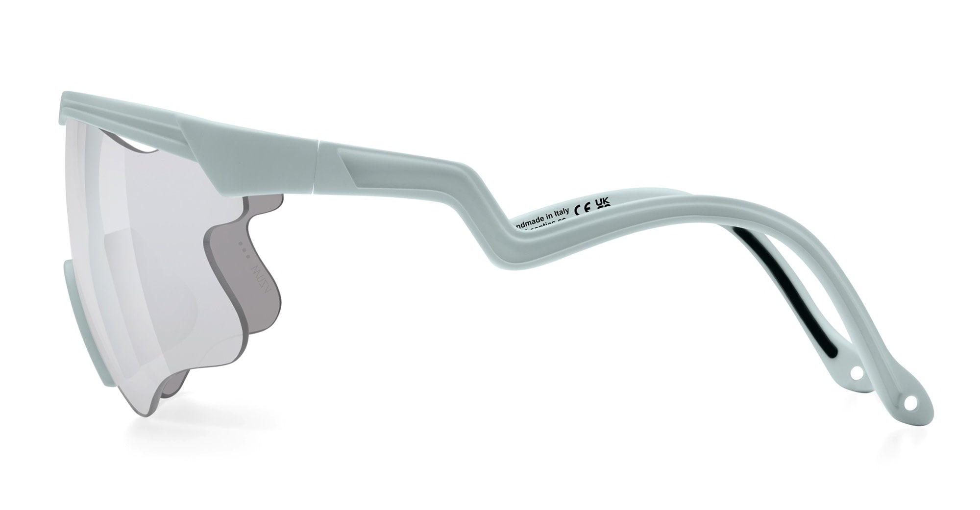 Ottica Mondello Roma - Alba Optics - 8050054518855 - DELTA LEI - ICE / VZUM SUPER ALU - Tr90 - shape Mask - grey - EYEWEAR - SUNGLASSES - Unisex,Uomo,Donna,Women,Men - lens Grey - Made In Italy