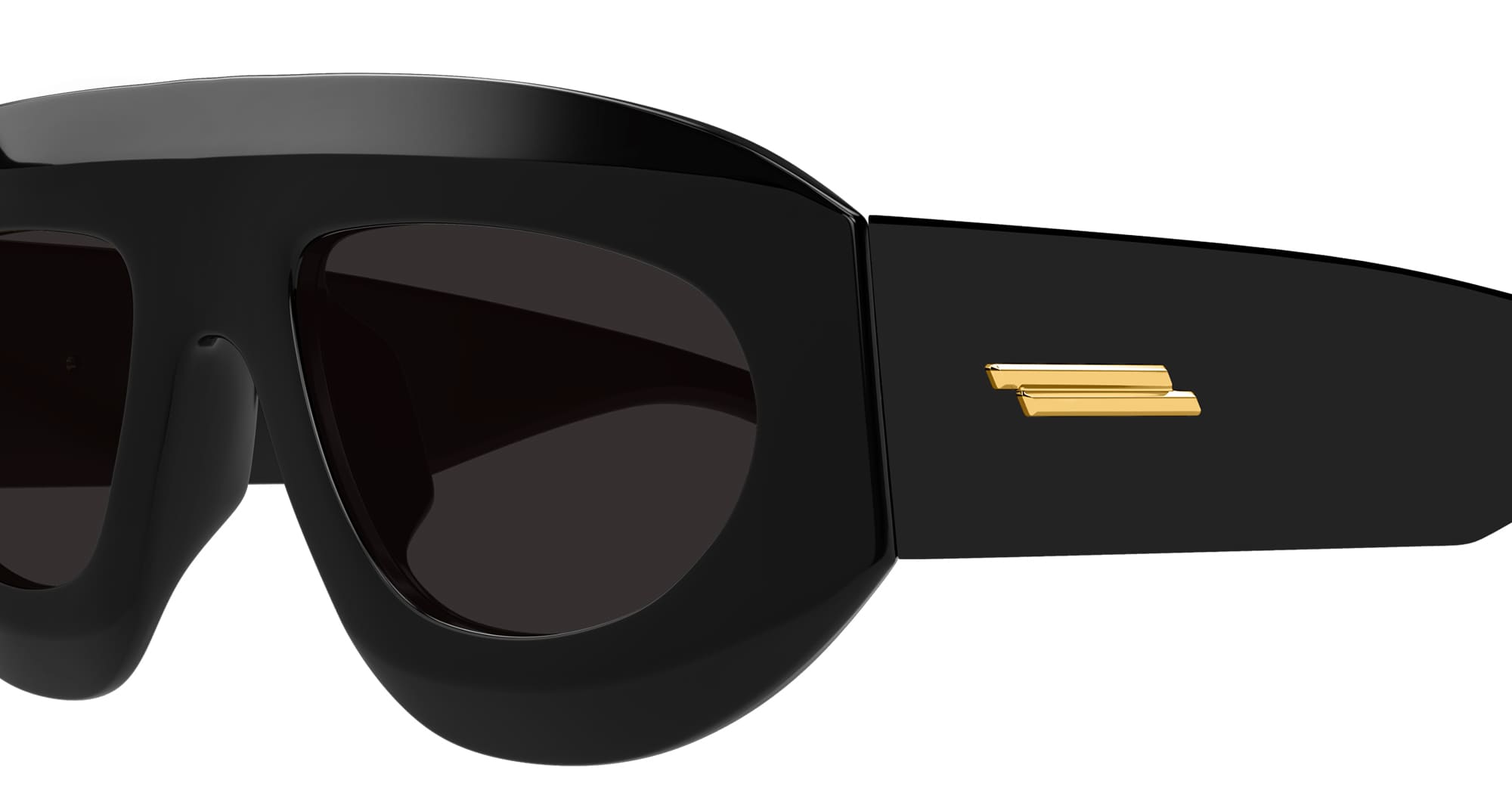 Ottica Mondello Roma - Bottega Veneta - BV1358S-001 - BV1358S-001 - BLACK - Acetate - shape Pilot - Havana - EYEWEAR - SUNGLASSES - Unisex,Uomo,Donna,Women,Men - lens Grey - Made In Japan