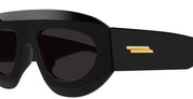 Ottica Mondello Roma - Bottega Veneta - BV1358S-001 - BV1358S-001 - BLACK - Acetate - shape Pilot - Havana - EYEWEAR - SUNGLASSES - Unisex,Uomo,Donna,Women,Men - lens Grey - Made In Japan