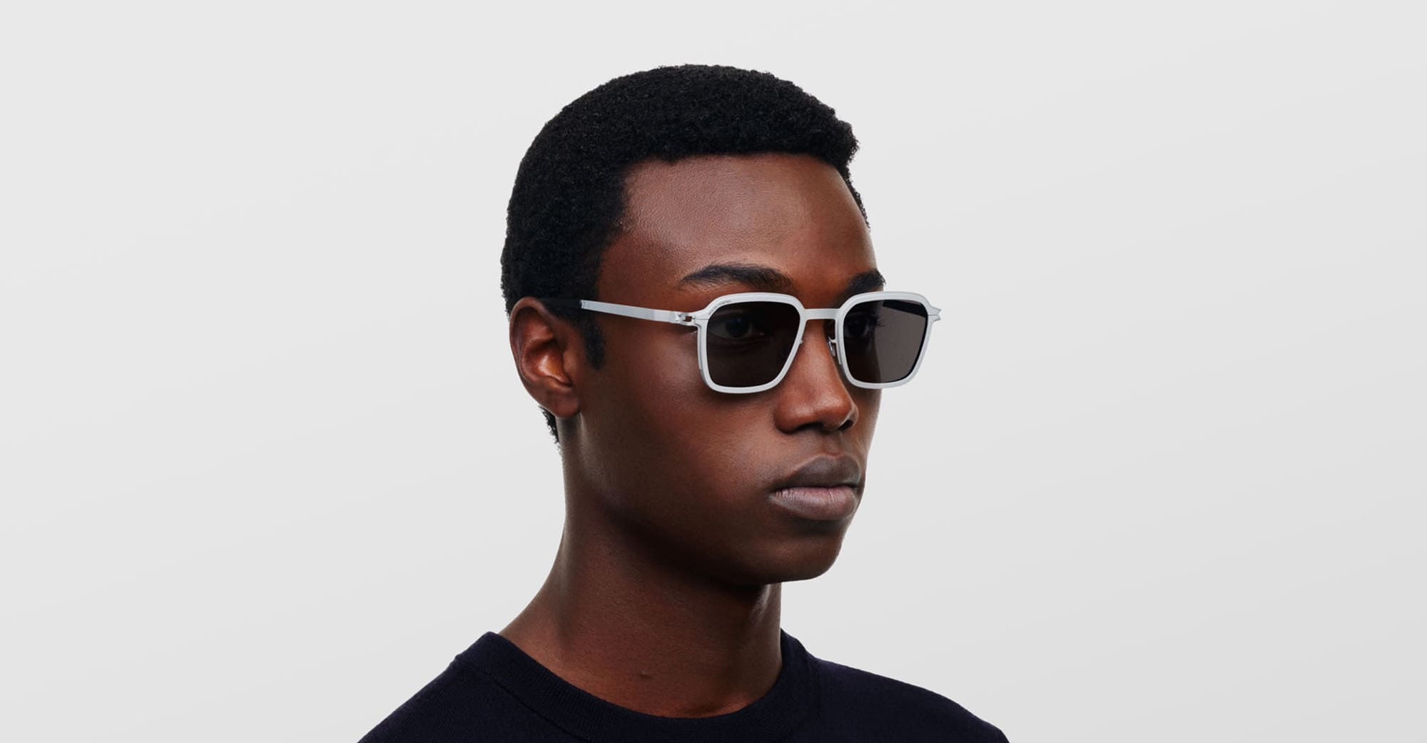 Ottica Mondello Roma - Mykita - 10087672 - MR002 AL2 - WHITE SILVER / SILVER - stainless steel - shape  - Silver - EYEWEAR - SUNGLASSES - Unisex,Uomo,Donna,Women,Men - lens  - Made In Germany