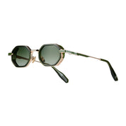 Ottica Mondello Roma - T HENRI - SQME - SQUADRA - ENVY - Acetate, titanium - shape Octagonal - gold, green - EYEWEAR - SUNGLASSES - Unisex,Uomo,Donna,Women,Men - lens Gradient green - Made In Japan