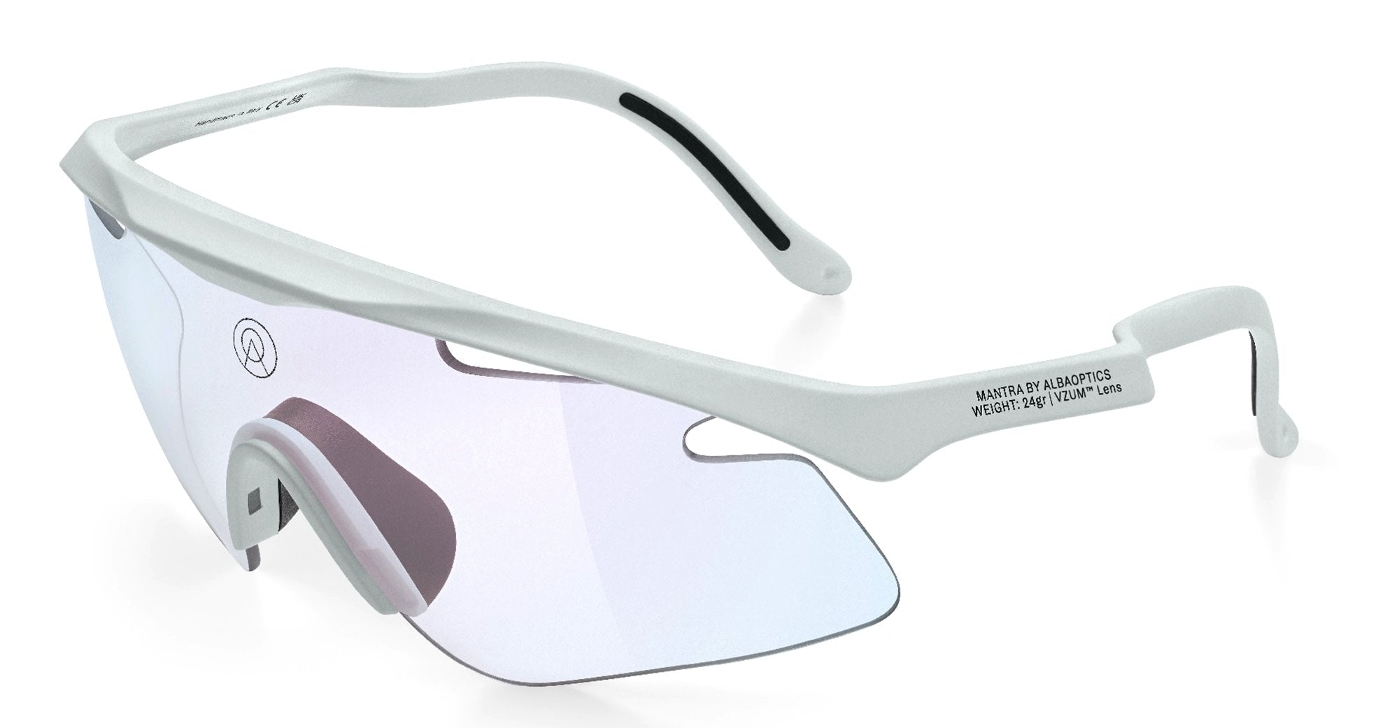 Ottica Mondello Roma - Alba Optics - 8050054518480 - MANTRA - ICE / VZUM F-LENS FIRE - Tr90 - shape Mask - grey - EYEWEAR - SUNGLASSES - Unisex,Uomo,Donna,Women,Men - lens red - Made In Italy