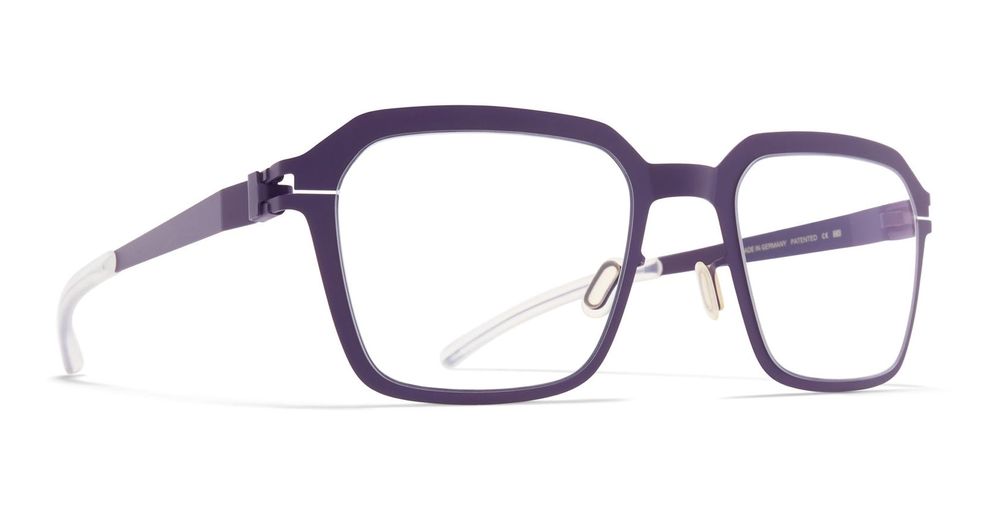 Ottica Mondello Roma - Mykita - 10087860 - GARLAND - DEEP PURPLE RX - stainless steel - shape Recangular - purple - EYEWEAR - EYEGLASSES - Unisex,Uomo,Donna,Women,Men - lens Clear - Made In Germany