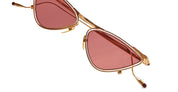Ottica Mondello Roma - Jacques Marie Mage - JMMNK-4Q - NIKI - NUDE 2 - Titanium - shape Cat-eye - rose gold - EYEWEAR - SUNGLASSES - Unisex,Uomo,Donna,Women,Men - lens Pink - Made In Japan