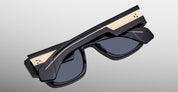 Ottica Mondello Roma - Jacques Marie Mage - JMMEZL-A8 - DINO - LACQUER - Acetate - shape Rectangular - blue - EYEWEAR - SUNGLASSES - Unisex,Uomo,Donna,Women,Men - lens Blue - Made In Japan
