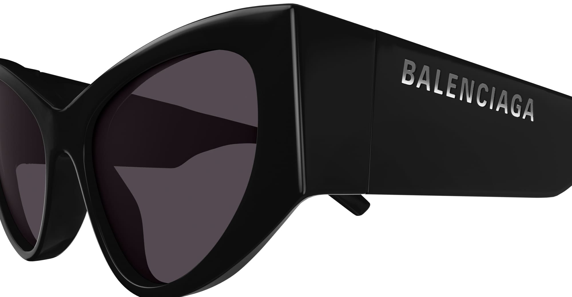 Ottica Mondello Roma - Balenciaga - BB0300S-001 - BB0300S-001 - BLACK / GREEN LED - Acetate - shape  - Black - EYEWEAR - SUNGLASSES - Unisex,Uomo,Donna,Women,Men - lens  - Made In Italy