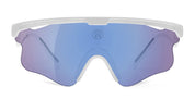 Ottica Mondello Roma - Alba Optics - 8050054514659 - DELTA LEI - WHITE / VZUM F-LENS LEI - Tr90 - shape Mask - White - EYEWEAR - SUNGLASSES - Unisex,Uomo,Donna,Women,Men - lens purple - Made In Italy