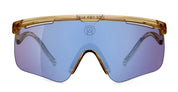 Ottica Mondello Roma - Alba Optics - 8050054517643 - DELTA - SMOKE GLOSSY / VZUM F-LENS FLM - Tr90 - shape Mask - brown - EYEWEAR - SUNGLASSES - Unisex,Uomo,Donna,Women,Men - lens purple - Made In Italy