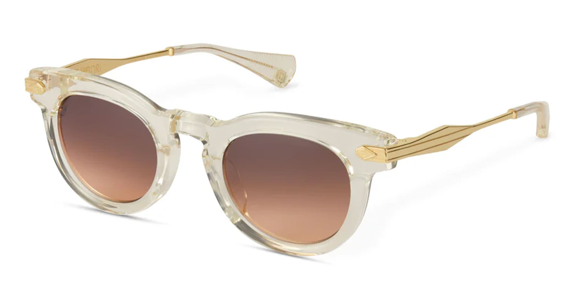 Ottica Mondello Roma - T HENRI - GCC-TI - GEMERA - CHAMPAGNE - Acetate - shape  - Champagne - EYEWEAR - SUNGLASSES - Unisex,Uomo,Donna,Women,Men - lens  - Made In Japan