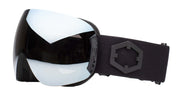 Ottica Mondello Roma - Out Of - 2G010222 - OPEN - BLACK / THE ONE COSMO LENS - nylon - shape Mask - Black - EYEWEAR - GOGGLES - Unisex,Uomo,Donna,Women,Men - lens silver - Made In Italy