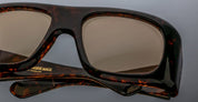 Ottica Mondello Roma - Jacques Marie Mage - JMMEN-6D - BENSON - AGAR - Acetate - shape Rectangular - Havana - EYEWEAR - SUNGLASSES - Unisex,Uomo,Donna,Women,Men - lens yellow - Made In Japan