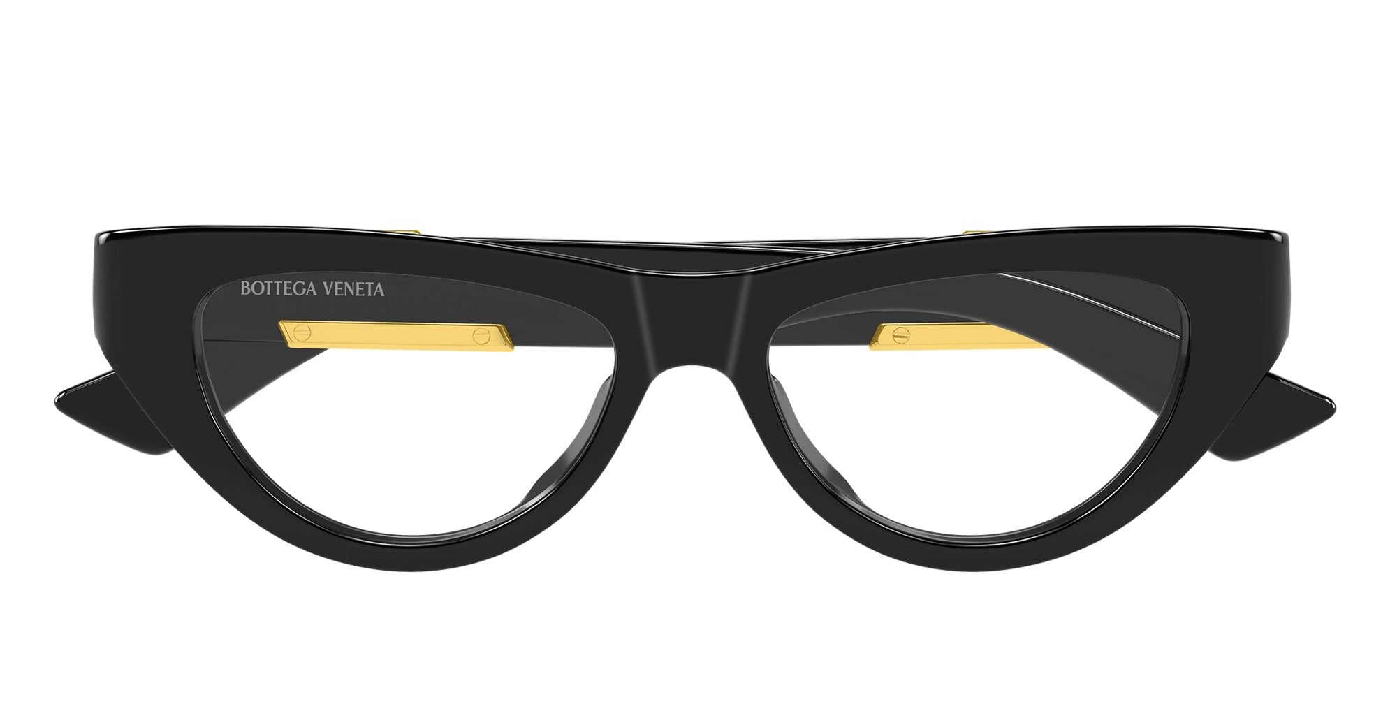 Ottica Mondello Roma - Bottega Veneta - BV1454O-001 - BV1454O-001 - BLACK RX - nylon - shape Cat-eye - Black - EYEWEAR - EYEGLASSES - Donna,Women - lens Clear - Made In Japan