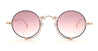 Ottica Mondello Roma - Matsuda - 10601H.SG.RG.MBK45 - 10601H - ROSE GOLD / MATTE BLACK - Titanium - shape Round - rose gold - EYEWEAR - SUNGLASSES - Uomo,Men - lens Gradient pink - Made In Japan