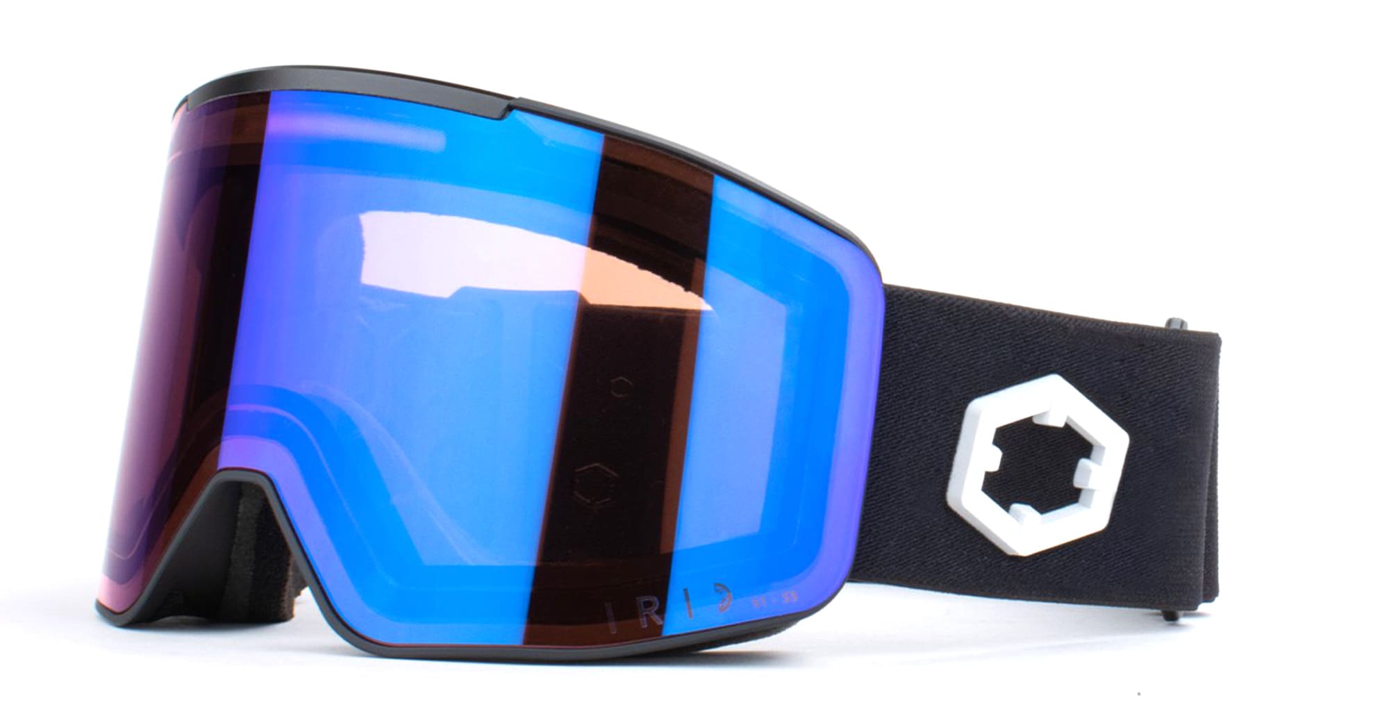 Ottica Mondello Roma - Out Of - XG14A286 - ELECTRA 3 - BLACK / NEW IRID BLUE - nylon - shape Mask - Black - EYEWEAR - GOGGLES - Unisex,Uomo,Donna,Women,Men - lens Blue - Made In Italy