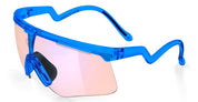 Ottica Mondello Roma - Alba Optics - 8050054517551 - DELTA - BLUE GLOSSY / VZUM F-LENS FLM - Tr90 - shape Mask - blue - EYEWEAR - SUNGLASSES - Unisex,Uomo,Donna,Women,Men - lens purple - Made In Italy