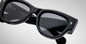Ottica Mondello Roma - Jacques Marie Mage - JMMEH-88 - CHELSEA - BLACK - Acetate - shape Round - Black - EYEWEAR - SUNGLASSES - Unisex,Uomo,Donna,Women,Men - lens Black - Made In Japan
