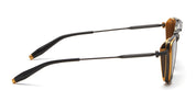 Ottica Mondello Roma - Akoni - AKS-203E-58 - HERA - BLACK / GOLD - Acetate, titanium - shape Squared - Black, gold - EYEWEAR - SUNGLASSES - Uomo,Men - lens Gradient grey - Made In Japan