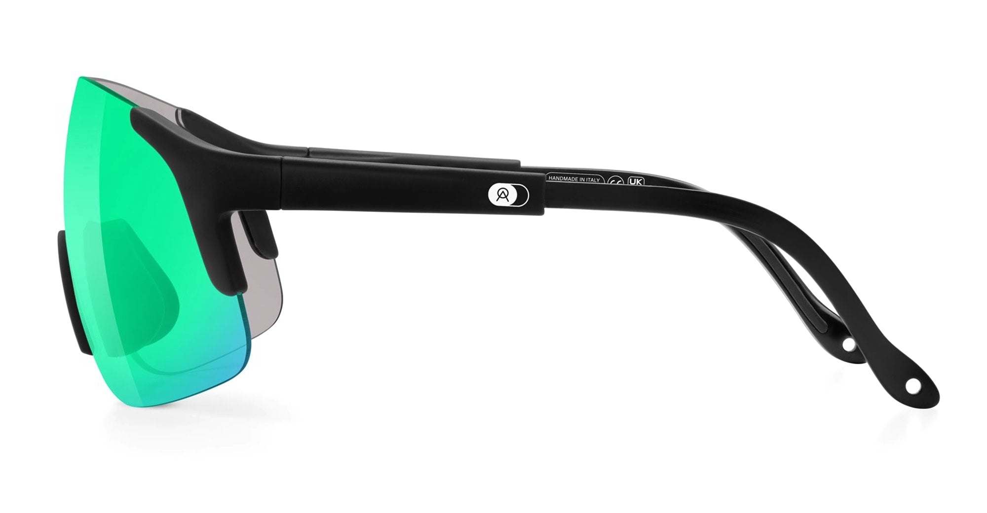 Ottica Mondello Roma - Alba Optics - 8050054515823 - JUMBO - BLACK / VZUM F-LENS BTL - Tr90 - shape Mask - Black - EYEWEAR - SUNGLASSES - Unisex,Uomo,Donna,Women,Men - lens blue green - Made In Italy