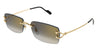 Ottica Mondello Roma - Cartier - CT0550S-001 - DÉCOR C CLASSIQUE DE CARTIER CT0550S-001 - GOLD - Metal - shape  - Gold - EYEWEAR - SUNGLASSES - Uomo,Men - lens  - Made In France