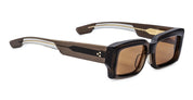 Ottica Mondello Roma - Jacques Marie Mage - JMMQA-6H - QUANT - LONDON - Acetate - shape  - brown - EYEWEAR - SUNGLASSES - Unisex,Uomo,Donna,Women,Men - lens  - Made In Japan