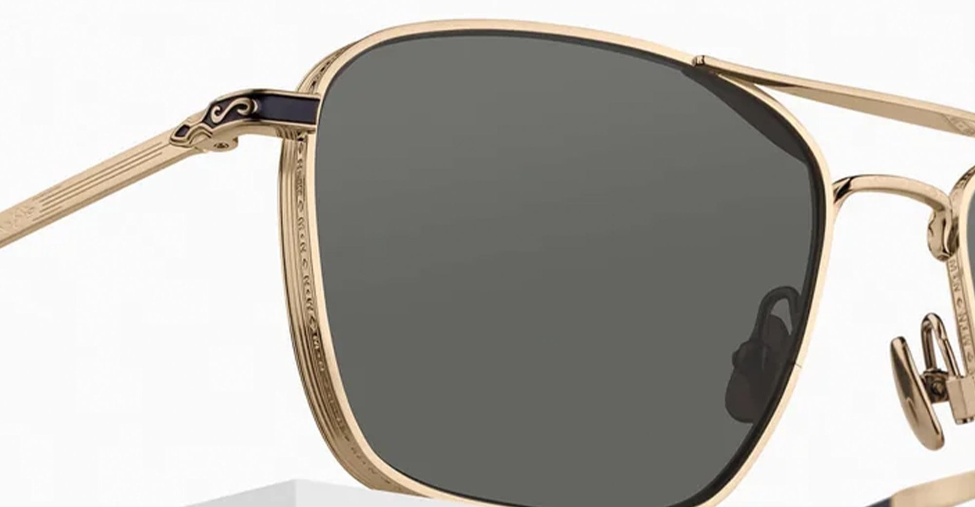 Ottica Mondello Roma - Matsuda - M3135.SG.BG.56 - M3135 - BRUSHED GOLD / GREY - Titanium - shape  - Gold - EYEWEAR - SUNGLASSES - Unisex,Uomo,Donna,Women,Men - lens  - Made In Japan