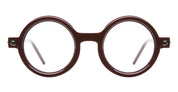 Ottica Mondello Roma - Kuboraum - KRO0P1DR000000OP - MASK P1 DR - BORDEAUX RX - Acetate - shape Round - burgundy - EYEWEAR - EYEGLASSES - Unisex,Uomo,Donna,Women,Men - lens Clear - Made In Italy