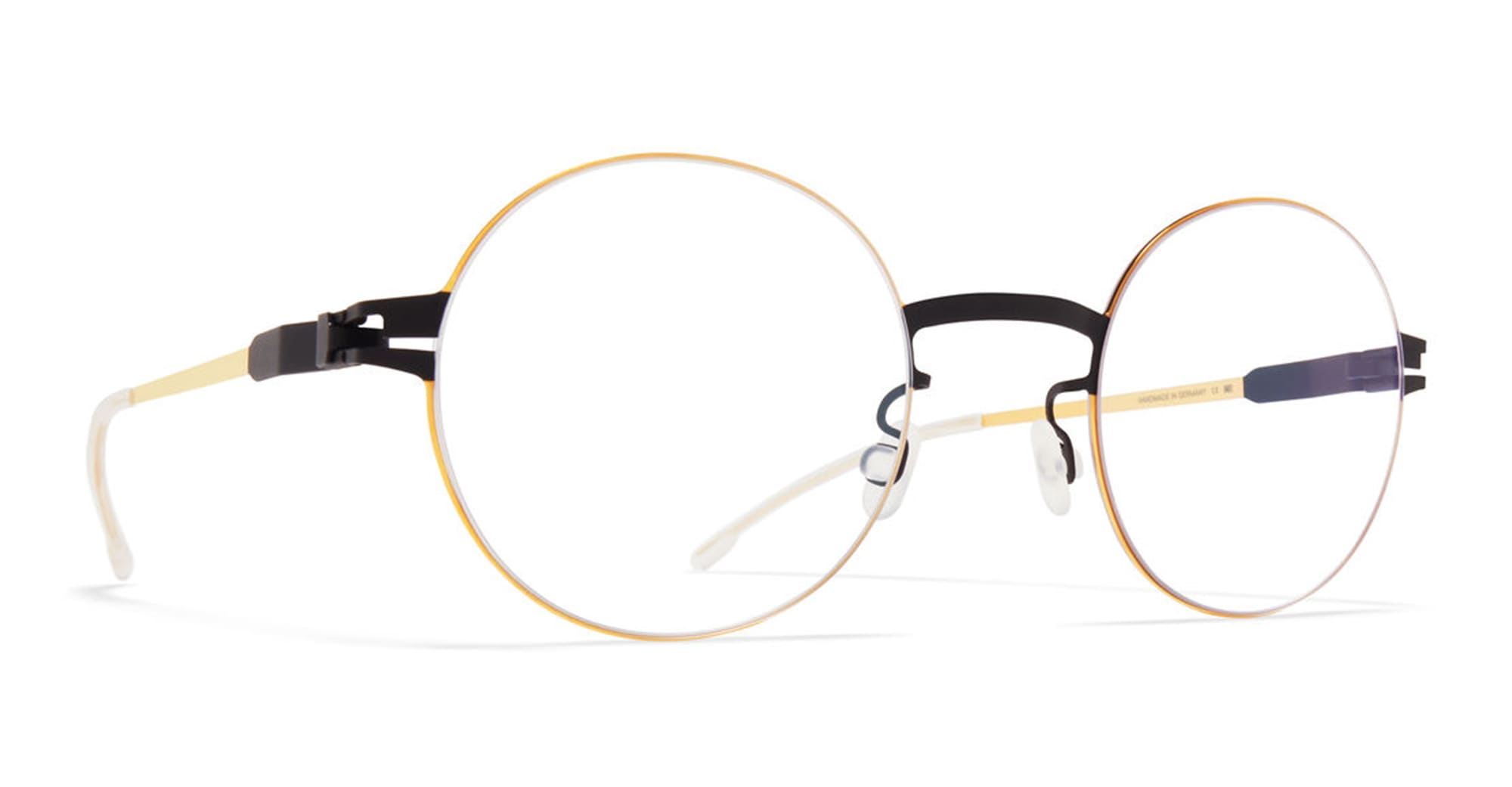 Ottica Mondello Roma - Mykita - 10090355 - LOVA - BLACK / GLOSSY GOLD RX - stainless steel - shape  - Black, gold - EYEWEAR - EYEGLASSES - Unisex,Uomo,Donna,Women,Men - lens  - Made In Germany