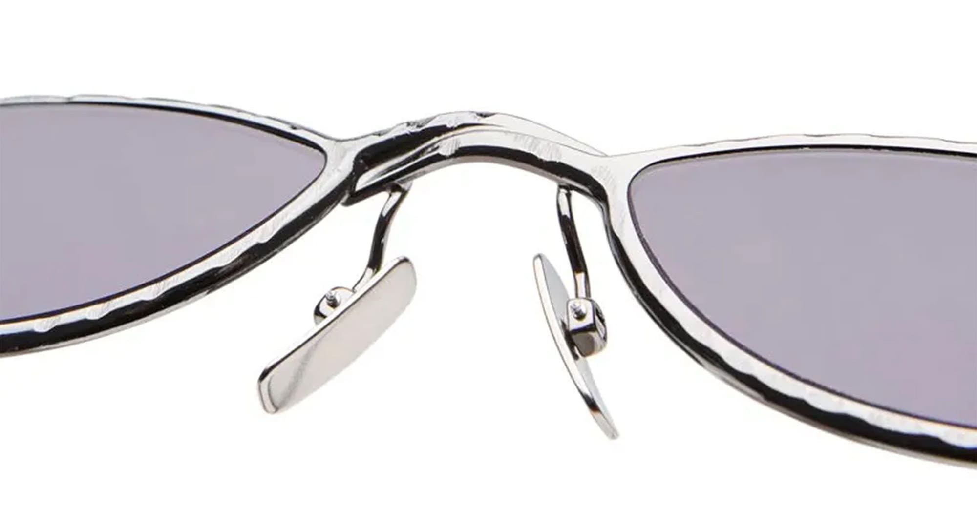 Ottica Mondello Roma - Kuboraum - KRSZ29GM000000VC - MASK Z29 GM - GUNMETAL - metal, acetate - shape Cat-eye - grey - EYEWEAR - SUNGLASSES - Unisex,Uomo,Donna,Women,Men - lens violet - Made In Italy
