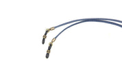 Leather detachable cord - blue