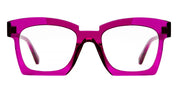 Ottica Mondello Roma - Kuboraum - KRO0K5CY000000OP - MASK K5 - CYCLAMINE RX - Acetate - shape Squared - fuchsia - EYEWEAR - EYEGLASSES - Donna,Women - lens Clear - Made In Italy