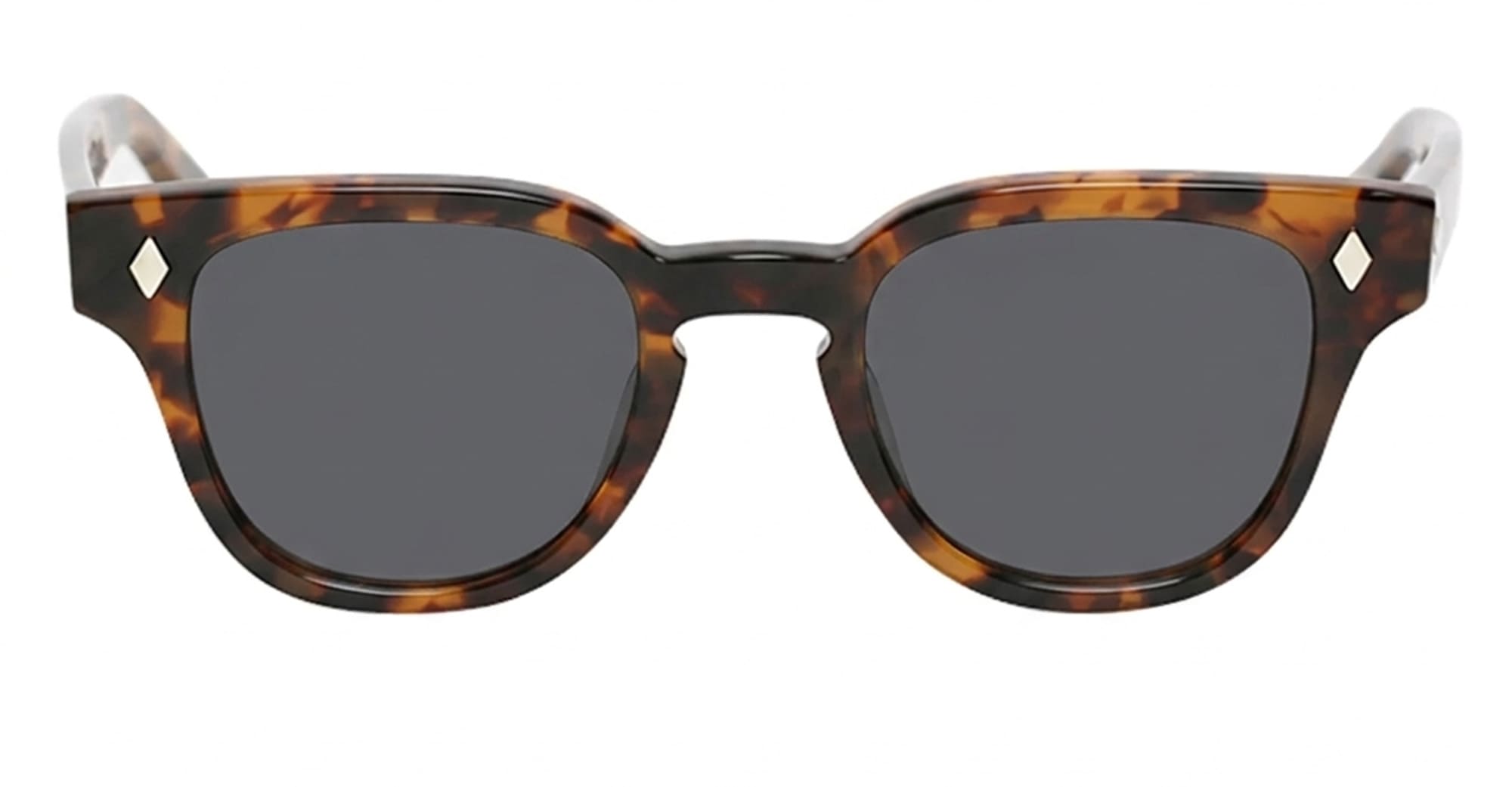 Ottica Mondello Roma - Julius Tart - JTPL-007C-2B-GR-9 - BRYAN 46X22 - TORTOISE / DARK GREY LENS - Acetate - shape Panto - Tortoise - EYEWEAR - SUNGLASSES - Unisex,Uomo,Donna,Women,Men - lens Grey - Made In Japan