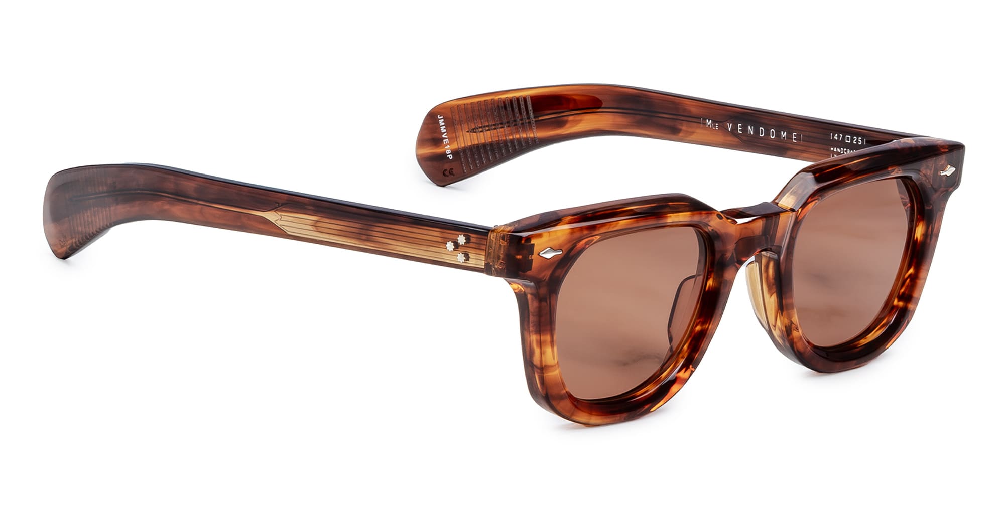 Ottica Mondello Roma - Jacques Marie Mage - JMMVE-18P - VENDOME - BOURBON - Acetate - shape  - Havana - EYEWEAR - SUNGLASSES - Uomo,Men - lens  - Made In Japan