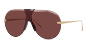 Ottica Mondello Roma - Loewe - LW40192U0030S - SLIM RED AVIATOR RIMLESS SUNGLASSES - Acetate, metal - shape Aviator - red - EYEWEAR - SUNGLASSES - Donna,Women - lens red - Made In Italy