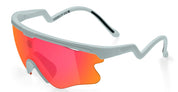 Ottica Mondello Roma - Alba Optics - 8050054518459 - DELTA LEI - ICE / VZUM F-LENS FIRE - Tr90 - shape Mask - grey - EYEWEAR - SUNGLASSES - Unisex,Uomo,Donna,Women,Men - lens red - Made In Italy
