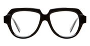 Ottica Mondello Roma - Kuboraum - KROK37BS000000OP - MASK K37 BS - BLACK SHINE RX - Acetate - shape Round - Black - EYEWEAR - EYEGLASSES - Unisex,Uomo,Donna,Women,Men - lens Clear - Made In Italy