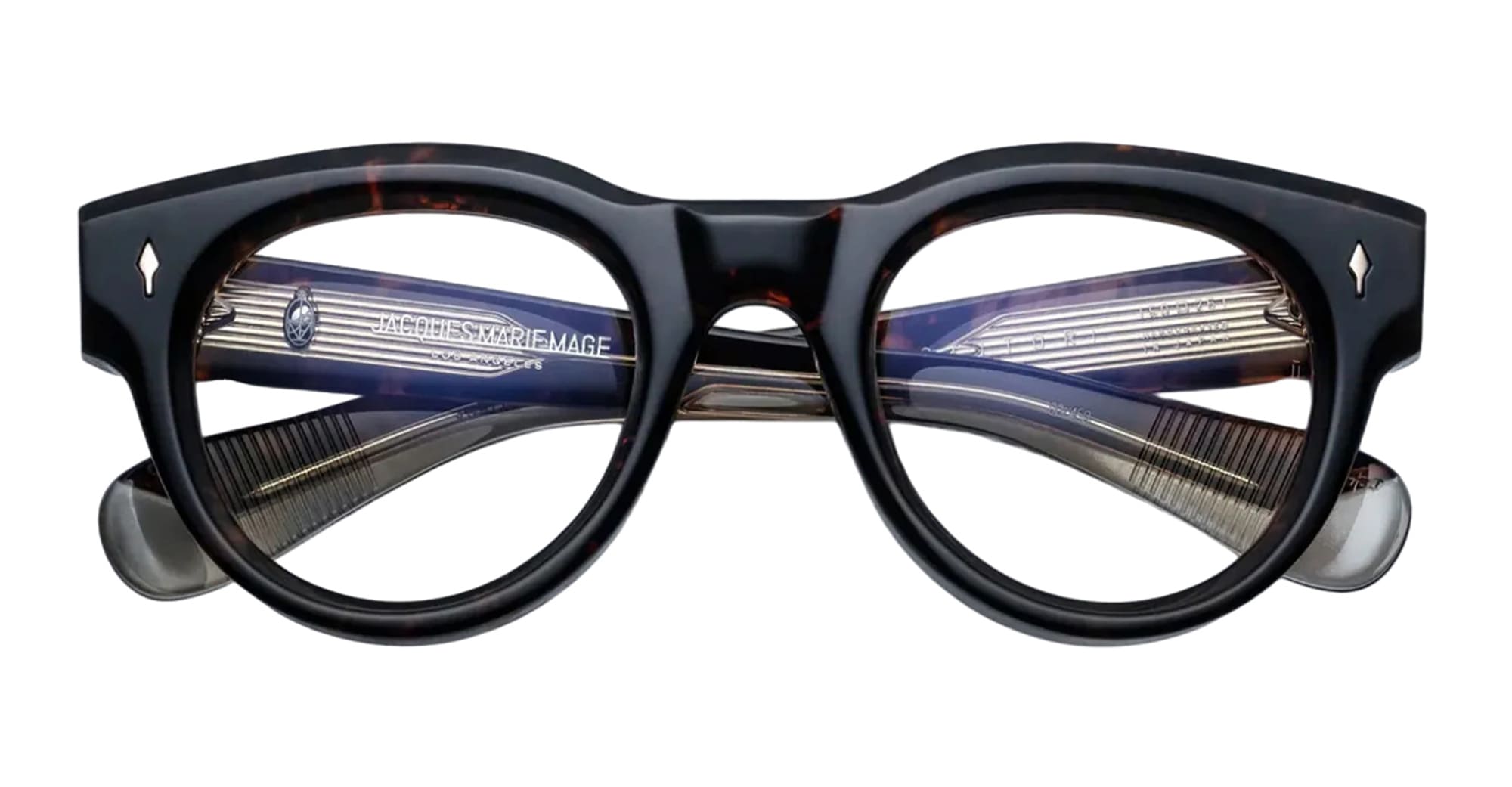 Ottica Mondello Roma - Jacques Marie Mage - JMMLMRX-13V - MOLITOR - BEAU RX - Acetate - shape Round - Tortoise - EYEWEAR - EYEGLASSES - Unisex,Uomo,Donna,Women,Men - lens Clear - Made In Japan