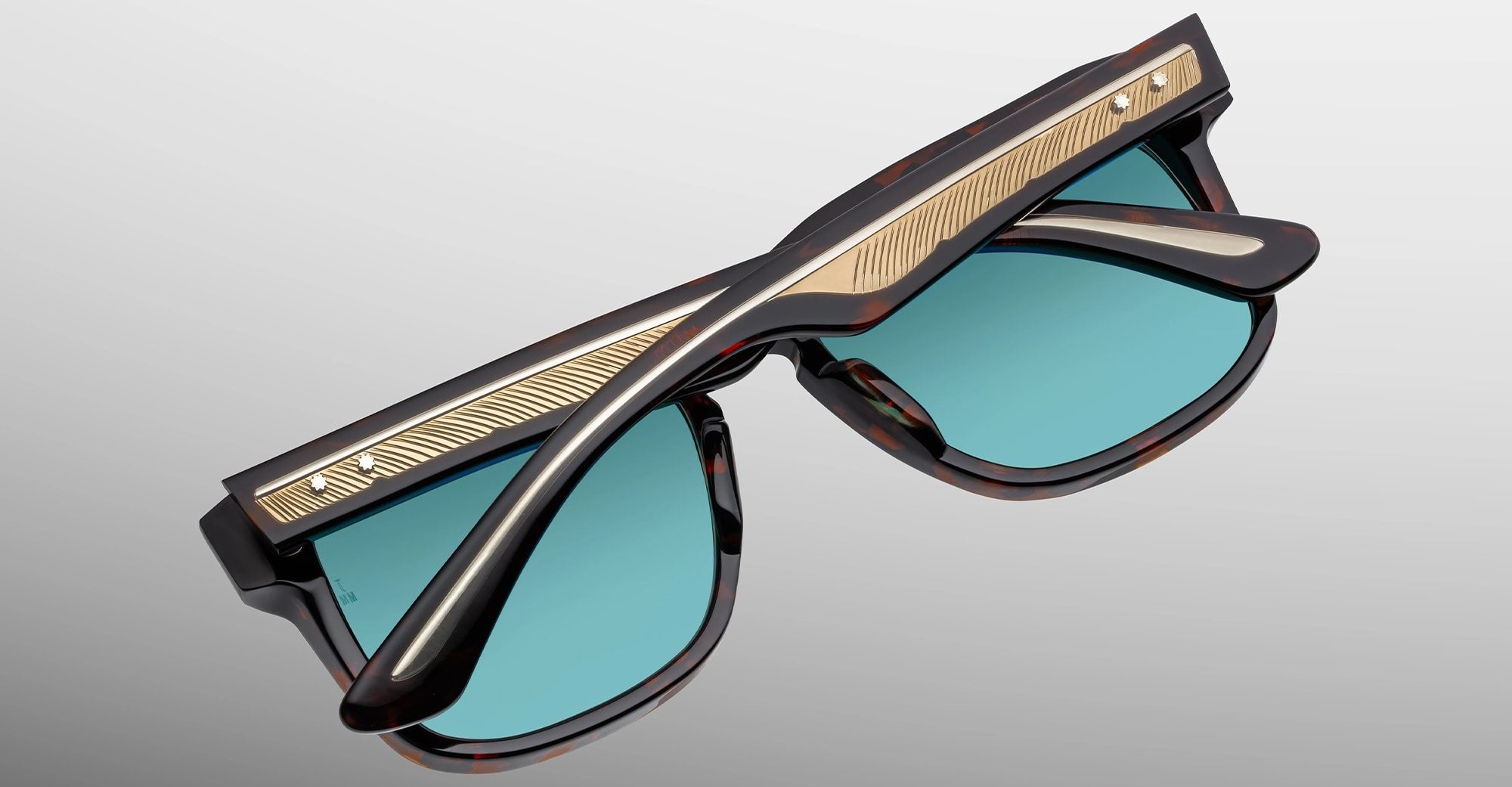 Ottica Mondello Roma - Jacques Marie Mage - JMMWY-H24 - WESLEY - AEGEN - Acetate - shape Rectangular - Tortoise - EYEWEAR - SUNGLASSES - Unisex,Uomo,Donna,Women,Men - lens Blue - Made In Japan