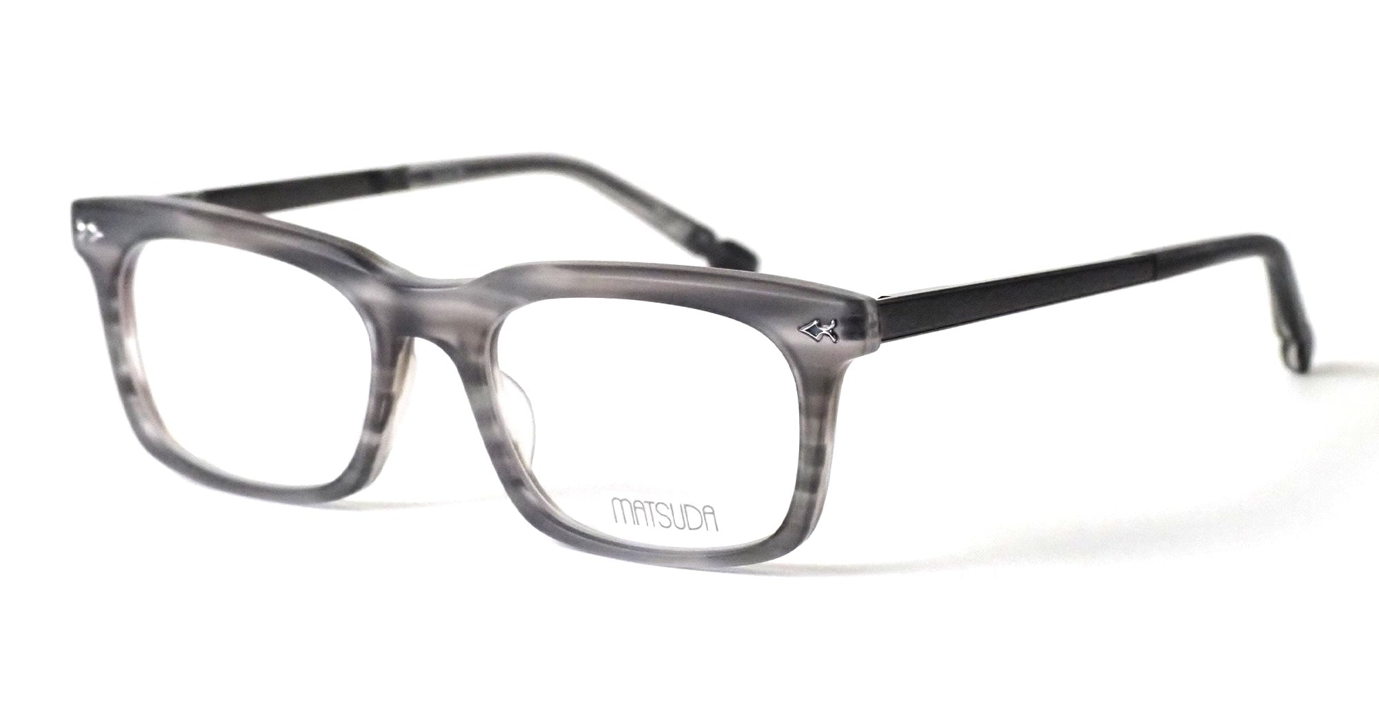  ANTIQUE SILVER RX - Acetate - shape Rectangular - grey - EYEWEAR - EYEGLASSES - Unisex,Uomo,Donna,Women,Men - lens Clear - Made In Japan
