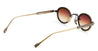 Ottica Mondello Roma - Sato - ALGEDI-T-AG-AS-1 - ALGEDI - ANTIQUE GOLD / ANTIQUE SILVER - Titanium - shape Oval - antique gold - EYEWEAR - SUNGLASSES - Uomo,Men - lens Gradient brown - Made In Japan
