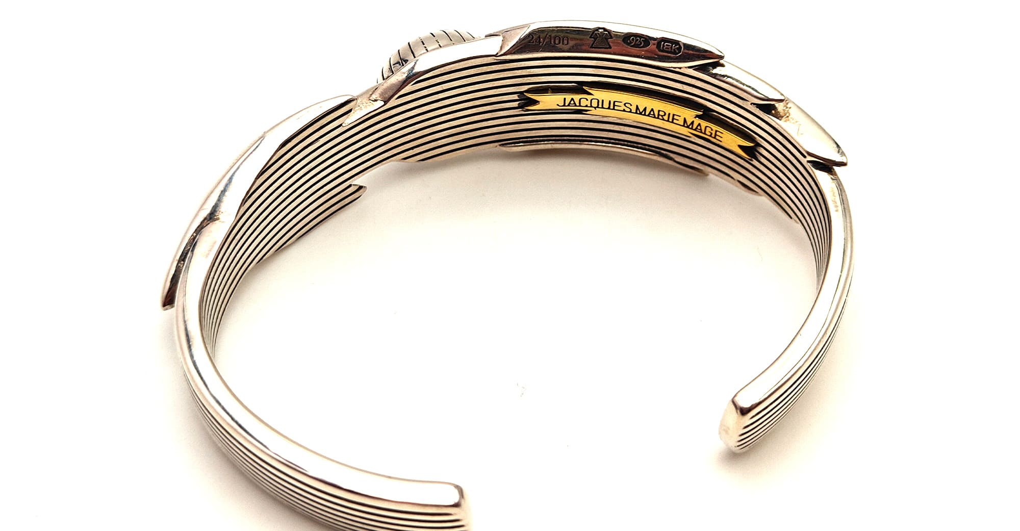 Jacques Marie Mage Last frontier v - natrona bracelet - silver m