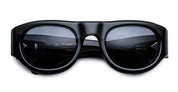 Ottica Mondello Roma - Jacques Marie Mage - JMMLY-I1 - CLYDE 2.0 - GRISAILLE - Acetate - shape Oval - Black - EYEWEAR - SUNGLASSES - Unisex,Uomo,Donna,Women,Men - lens Grey - Made In Japan