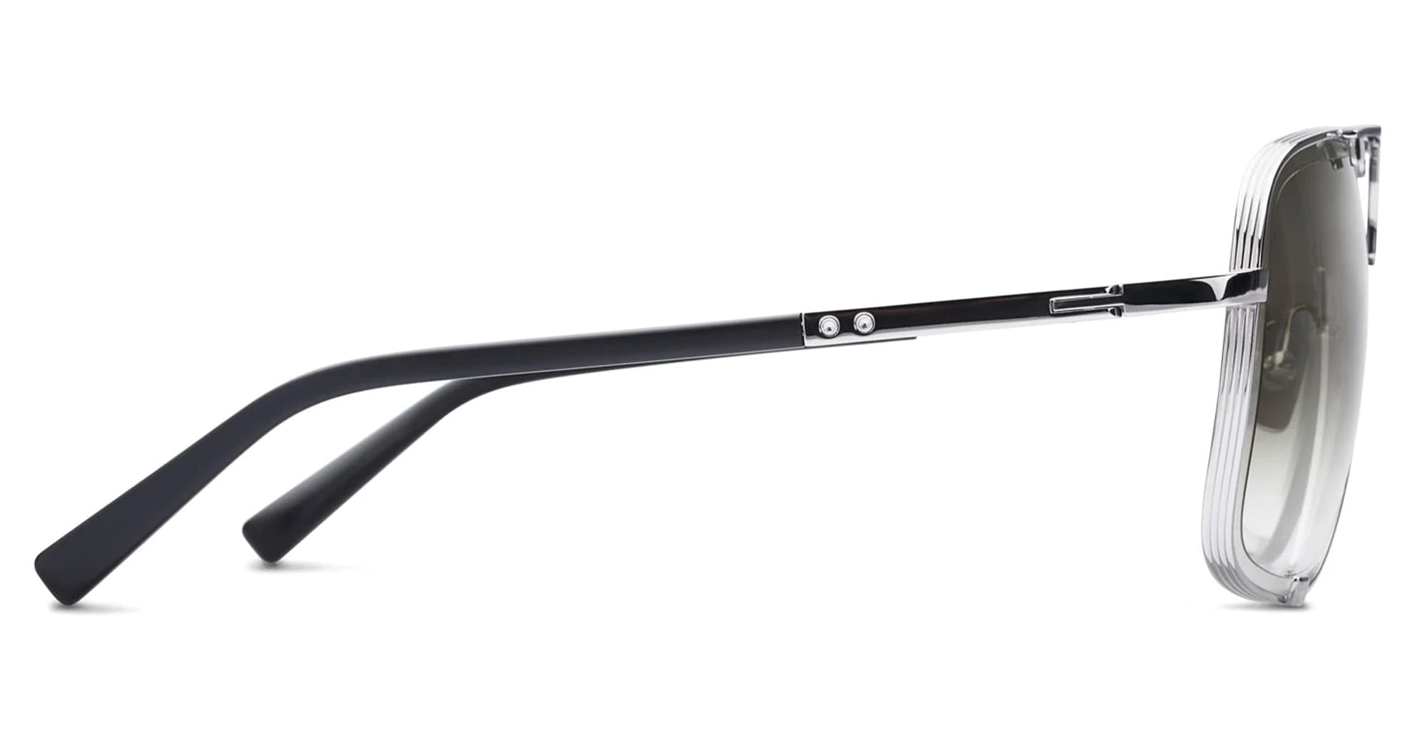 Ottica Mondello Roma - DITA - DRX-2087-G-PLD-BLK-64 - MACH-FIVE - BLACK PALLADIUM / BLACK IRON - Titanium - shape Navigator - Black - EYEWEAR - SUNGLASSES - Uomo,Men - lens Gradient grey - Made In Japan