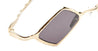 Ottica Mondello Roma - Kuboraum - KRSZ14GL0000002Y - MASK Z14 - GOLD / GREY LENS - metal, acetate - shape Diamond - Gold - EYEWEAR - SUNGLASSES - Unisex,Uomo,Donna,Women,Men - lens Grey - Made In Italy