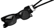 Ottica Mondello Roma - Jacques Marie Mage - JMMOVP-88 - BOLIN EYEWEAR NECKLACE - BLACK - Leather - shape  - Black - ACCESSORI - ACCESSORIES - Unisex,Uomo,Donna,Women,Men - lens  - Made In Italy