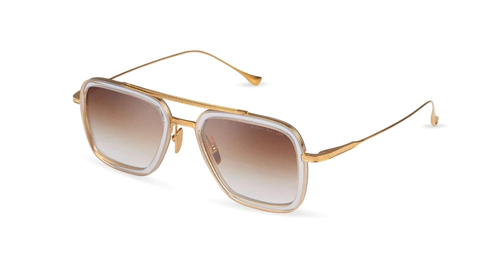 Flight 006 - clear crystal - yellow gold